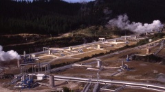 Geothermal-Kraftwerk in Wairakai.