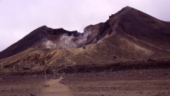 Tongariro Crossing Wanderung.