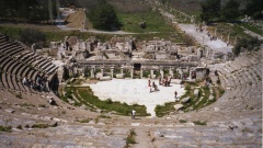 Das Amphitheater in Ephesus.