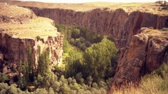 Blick in die Ihlara-Schlucht.