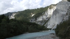 In der Rheinschlucht.