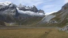 Die Segnasebene nahe der Segnas-Hütte.