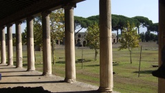 Pompei: Der Palestra Grande.