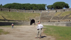 Pompei: Im Amfiteatro.