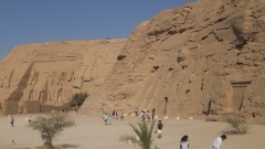 Die beiden Tempel von Abu Simbel.