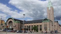 Der Bahnhof in Helsinki.