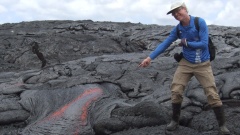 Big Island: Ich - der heißen Lava ganz nah :-)
