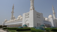 Die Scheich-Zayid-Moschee in Abu Dhabi.