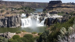 Twin Falls: Die Shoshone Falls.