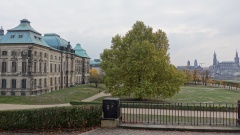 Das Japanische Palais (links) und ein bisschen Canaletto-Blick.