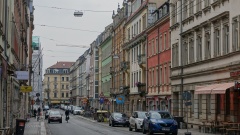 Die Görlitzer Straße in der Neustadt.